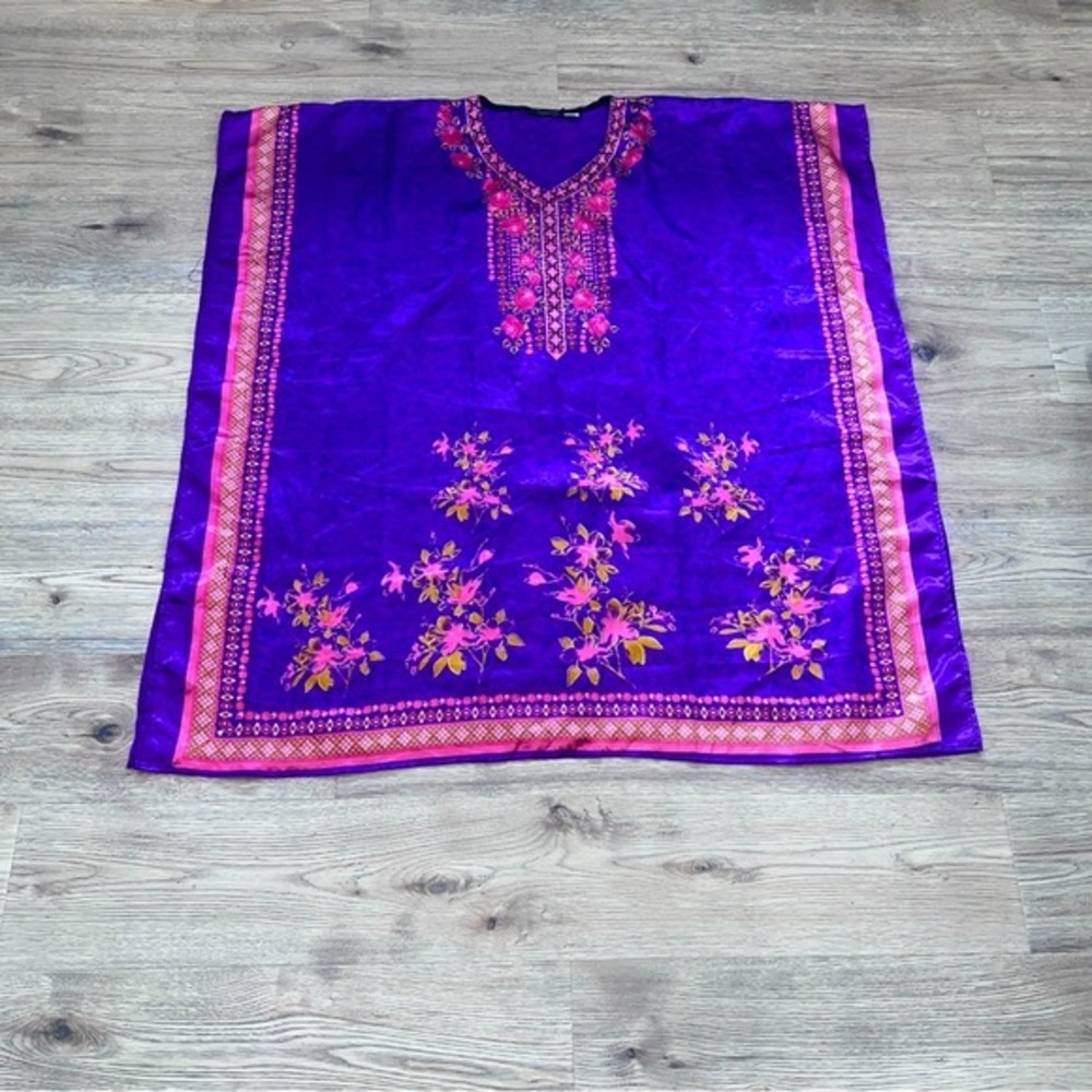EY Signature Satin Kaftan Kimono